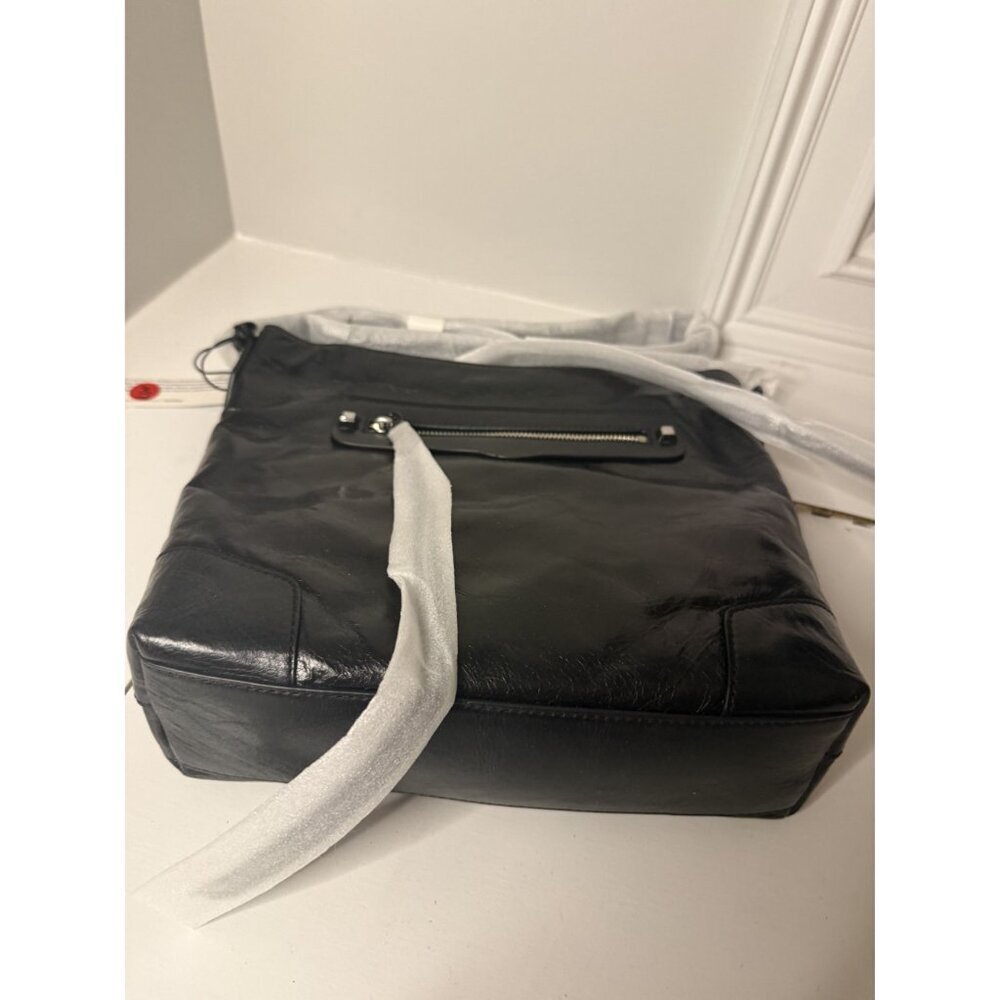 Rebecca Minkoff Regan Slim Bucket Bag Leather Black NWT $275 [jb] - Picture 10 of 13